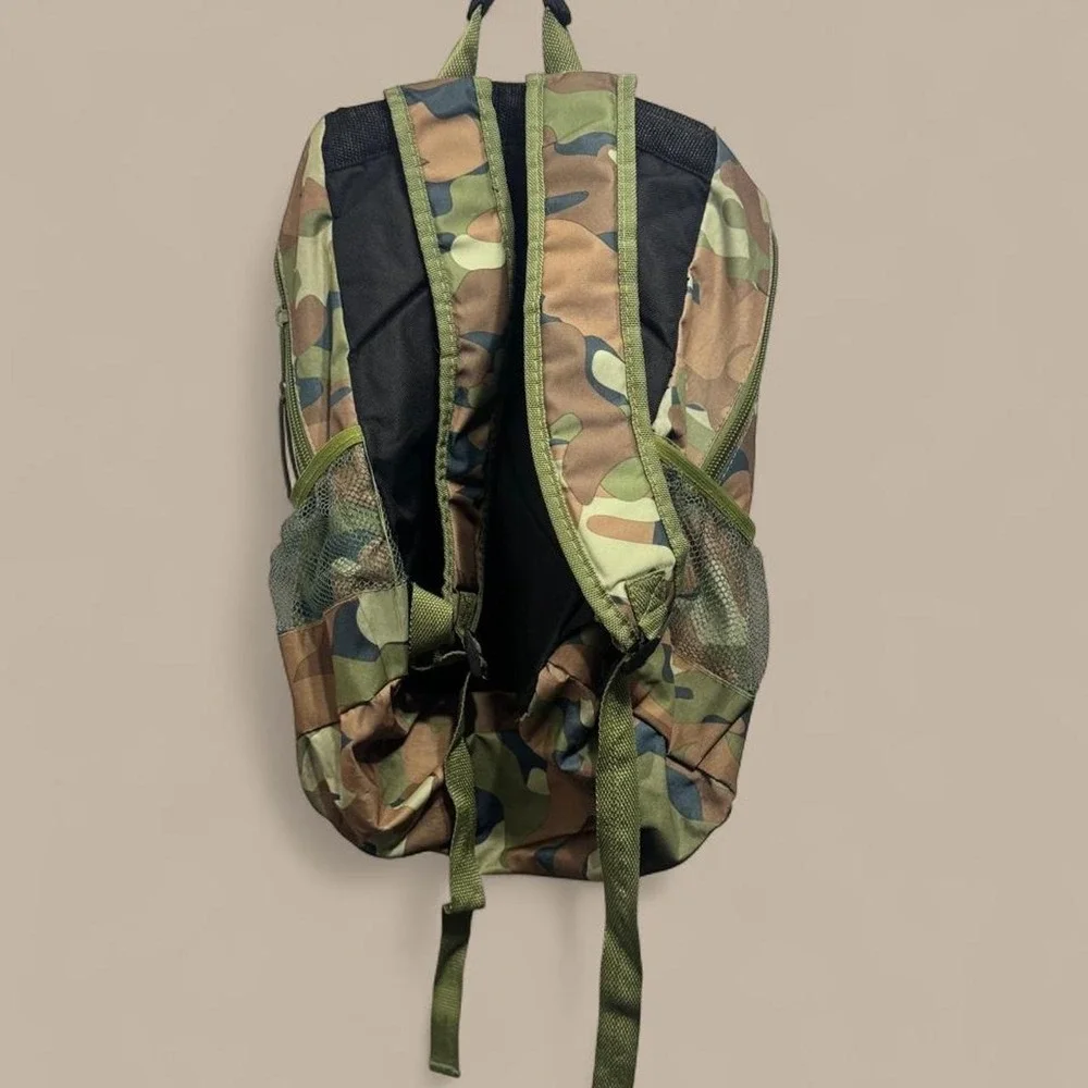Eaglesport Woodland Camo Utility Backpack Gorpcore Streetwear Travel Bag Multi